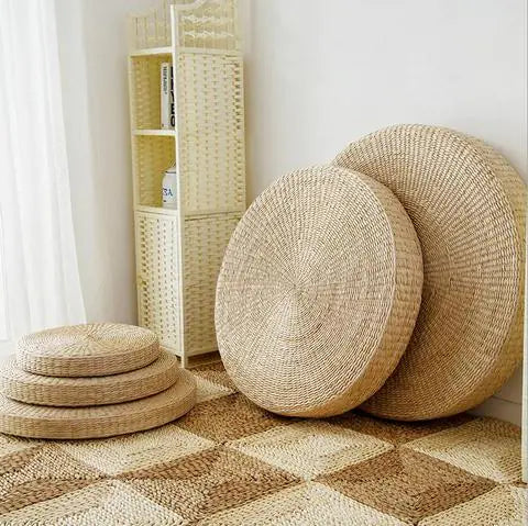 The Stillness Mat - Rush Grass Meditation Cushion and Yoga Mat