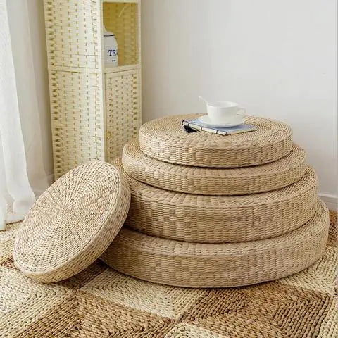 The Stillness Mat - Rush Grass Meditation Cushion and Yoga Mat