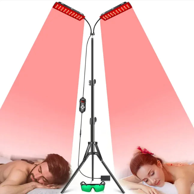 The Vital Beam | Dual-Head Red Light Therapy Lamp