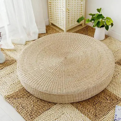 The Stillness Mat - Rush Grass Meditation Cushion and Yoga Mat