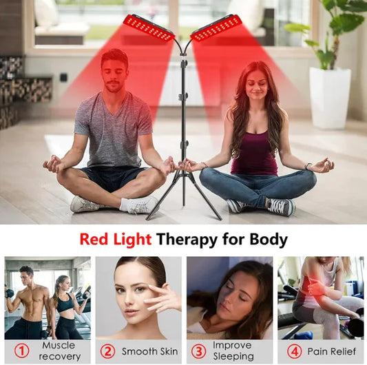 The Vital Beam | Dual-Head Red Light Therapy Lamp